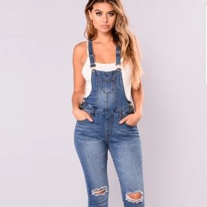 Fashion Nova Browyn Overalls